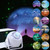 Aurelema Landscape Verses Projector Galaxy Projector Includes 12 Interchangeable Christian Discs Night Light Set Project Religious on Walls or Ceilings for Gift