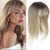 gulagula Hair Topper 18 inch Hair Topper with Bangs 4"×5" Base Hairpieces for Women with Thinning hair