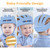 IULONEE Baby Head Protector Baby Protection Helmets Infant Walking Protective Cap Adjustable Baby Crawling Helmet Baby Safety Helmet Protective Baby Helmet for Kid Learning to Walk (Blue)