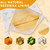 2-Pack Reusable Beeswax Bread Bags for Sourdough & Homemade Bread，Cotton Waxed Bags Keeps Fresh Longer(Ivory Loaf)