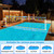 Pool Volleyball Net Set with LED Lights, 15-32FT Adjustable Net for Inground Pools, Includes Solar Powered Lights, Glow Ball and Weighted Bases, Outdoor Water Volleyball Games for Kids Adults Family Pool Volleyball Net Set with LED Lights, 15-32FT Adjustable Net for Inground Pools, Includes Solar Powered Lights, Glow Ball and Weighted Bases, Outdoor Water Volleyball Games for Kids Adults Family