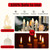 Gedengni Short Candlesticks LED Taper Candle, Remote Candle Sticks Battery Operated Chandelier Flameless Candles with Clip Flickering Warm White Lights for Wedding Party Baroque Chandelier,4inches