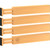 4 Pack Drawer Divider - 2.6" High, 16" to 22" Adjustable Bamboo Drawer Organizers for Clothes, Expandable Dresser Separators in Bedroom/Bathroom/Kitchen/Office Organization and Storage (Natural)