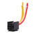 EHDIS 4-Pin Car Truck Motor Heavy Duty 80A 12V On/Off Normally Open SPST Relay Socket Plug With Harness - 4 Wire Automotive Model JD2912-1H-12VDC 80A 14VDC, Pack of 2