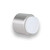 Wall Mounted Doorstop | 1.1'' X 1.1'' | Adhesive or Screwing Installation | White Rubber | Stainless Steel | Matte | Great Adherence