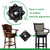 MySit 8" Heavy Duty Swivel Plate Mechanism for Recliner Chair & Bar Stool Square Swivel Furniture Replacement - Ball Bearing