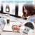 KISEER 2 Pcs USB 2.0 Mini Microphone, Laptop/Desktop PC Plug and Play for Skype, MSN, Yahoo Recording, YouTube, Google Voice Search and Games