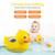 b&h Baby Bath Thermometer, The Infant Bath Floating Toy Safety Temperature Water Thermometer, Baby Bath Essentials (Classic Duck)