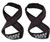 Deadlift Straps Figure 8 Loop Lifting Straps The #1 Choice for Power Lifters weightlifters workout Enthusiasts (Black with RED Strips, 70 cm Up to 8.0" Wrist Circumference)