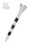 PRIDE GOLF TEE Golf Spikes 30 Count Golf Tees, White, 2.75 US PRIDE GOLF TEE Golf Spikes 30 Count Golf Tees, White, 2.75 US
