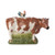 Vintage Farm 3D Cow Cookie Jar – 11" Ceramic Kitchen Canister, 54 oz – Farmhouse Rustic Décor, Whimsical Animal Storage for Cookies & Snacks – Country Cottage Gift, Hand-Painted Cow Design