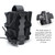 Double Handcuff Pouch ASP Handcuff Case for Vest Molle Handcuff Holster for Duty Belt Handcuff Holder Fit Asp Handcuff/Hinged Handcuff/Chain Handcuff/Folding Rigid Handcuff