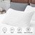 BEDELITE Fleece California King Comforter Set -Super Soft & Warm Fluffy Bright White Bedding, Luxury Fuzzy Heavy Bed Set for Winter with 2 Pillow Cases