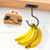 Fitnice Self Adhesive Banana Hook Under Cabinet Foldable Banana Hanger Black Metal Under Counter Banana Hook to Keep Bananas Fresh Banana Holder for Kitchen RV Space Saving