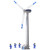 Rinnland Windmill Model - Large-Sized Wind-Up Wind Turbine Science Teaching Tool for Children - STEM Toy
