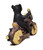 Lipco Black Bear Motorcycle Biker Figurine