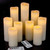 antizer Flameless Candles Led Candles Pack of 9 (H 4" 5" 6" 7" 8" 9" x D 2.2") Real Wax Battery Candles with Remote Timer for Home Fireplace Decor Wedding Festival Decor (Ivory 9 Pack)
