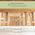 KitchenEdge Premium Silverware, Flatware and Utensil Organizer for Kitchen Drawers, Food-Safe Contract Grade, Expandable from 18 to 33 In, Natural Bamboo