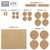 Felt Furniture Pads X-PROTECTOR 235 PCS Premium Furniture Pads - Felt Pads Furniture Feet Best Wood Floor Protectors - Protect Your Hardwood & Laminate Flooring!