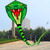 HENGDA KITE for Kids 26.2Ft Large Power Cobra Snake Kites with Flying Line Outdoor Fun Sports Kite