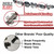 Homyall upgrade 53 Inch High Reach Tree Limb Hand Rope Chain Saw Cuts Branches Manual Pocket Chainsaw with 68 Sharp Blades on Both Sides for Gardening Camping Hiking Survival Gear-No Ropes Included
