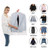 Allhom Small size Garment Bags - Set of 6 translucent 31 inch Hanging Clothing Bags for Boy girls’ Sweater, hoodies, Shorts