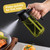 CXINYI - 16oz/470ml Olive Oil Dispenser for Kitchen with Stickers - 2 in 1 Olive Oil Sprayer for Cooking, Air Fryer, and Salad, 2 Black (Light-Proof Kitchen Gadget)