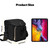 Prokva Camera Sling Bag Compatible with Polaroid Now 2nd/3rd Instant Camera, Crossbody Bag with Adjustable Strap, Black