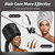 Bonnet Hood Hair Dryer Attachment - Headband Integrated Bonnet Hair Dryer for Speeds Up Drying Time at Home, Easy to Use for Styling, Curling and Deep Conditioning (Black,Adjustable)