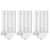 Celiwace CFML27VLX Replacement Bulb for Verilux CFML27VLX 27 Watt Fluorescent Bulb, Natural Daylight,4-Pin GX10Q-4 Base, 6500K Daylight, 3 Pack