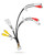 RCA Harness Cable Connector Adapter for Stereo Radio, Fits for Alpine ILXW650 ILX-W650 ILX-W650E ILXW650E, Replace E2703004590
