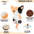 Calico Cat Microwavable 1.5 lbs Unscented Heating Pad for Women and Kids- Cute Soft Cozy Pillow Plush Heatable Warm Stuffed Animals - Kawaii Hot and Cold Plushie - Calico Cat Gifts for Girls and Women