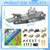 deAO Aircraft Carrier Battle Ship Army Toys - Military Vehicles, Warplanes, Warships, Helicopter, Trucks, Tanks - Army Men Toys for Kids Boys Girls