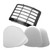 Filters for Shark Navigator Lift Away Deluxe NV360 NV352 NV370 NV358 NV355 NV351 NV356E UV540 NV350 NV356 NV357, Compare to Part # XFF350 & XHF350, 2 Hepa + 3 Foam & Felt Filter Replacement
