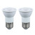 LIDESENMO 2-Pack PAR16 LED Bulb Long Neck 5W E26 E27 Screw Base 120V Dimmable Track Lighting Bulbs Flood Light LED Spotlight Bulb 50W Halogen Equivalent (Warm White 2700K)