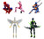 WKSBBTS 5Pack Titan 13 Action Figure Assembled, T13 Action Figure Set, Dummy 13 Action Figures, Nova 13 Robot Toy, Lucky 13 Figure 3D Printed Multi-Jointed Movable, Birthday Gift Toy for Kids Boy