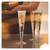 RITZENHOFF 1079015 Champagne Glass 200 ml - Brilliant Night Series - Celebration Glass 2025 with Real Gold - Made in Germany