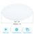 PATIKIL Lampshade Diffuser, 14" Diameter Round Diffuser for Drum Lampshades Pendants Light, DIY Light Shield, Frosted White
