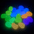 QTTLLI 20Pcs Large Glow Pebbles Glow in The Dark Decorative Stones Rocks for Garden Path Walkway Yard Fish Tank, 1.7",Mixed Color