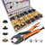 SUNOR 100 Sets Snap Buttons,Heavy Duty Snap Fasteners Kit 15mm Metal Snaps Canvas Snaps,Press Stud for Clothing Leather Boat Cover Fabric