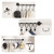 Hikinlichi 3 Pack Wall Mounted Cap Storage Organizer Baseball Hat Racks Display Holders Hangers with 20 Clips 10 Hooks Entryway Door Bedroom Laundry Kitchen