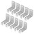 MOUNTAIN_ARK 10 Pack Split Tail Anchor, Masonry Stone Cladding Support Bracket, 1-1/4" x 7/64" x 2" x 2" x 3/4" x 5/8" w/ 5/16" Hole, 304 Stainless Steel