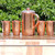 HealthGoodsIn - Pure Copper Hammered Pitcher with 4 Copper Tumblers | Hammered Copper Pitcher and Tumblers for Ayurveda Health Benefits