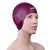 3D Silicone Swim Cap with Ear Protection - Seamless Comfortable Fit for Adults & Youth - Helps Keep Hair Dry - Waterproof Swimming Cap for Men & Women for Pool or Training