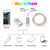 Minetom Color Changing Fairy String Lights - 33 ft 100 LED USB Silver Wire Lights with Remote and Timer, Starry Fairy Light for Bedroom Party Indoor Christmas Decoration, 16 Colors, Adapter Included
