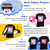 Printers Jack Iron-On Heat Transfer Paper for Dark Fabric 20 Sheet 8.3x11.7" T-Shirt Transfer Paper for Inkjet Printer Wash Durable, Long Lasting Transfer, No Cracking