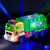 Zetz Brands Toy Garbage Truck with 4D Lights & Sounds for Boys, Toddlers, Kids 3+ - Trash Trucks Vehicle, Push Toy Car, Bump & Go w/Recycle and Sanitation Sticker – Ideal Birthday