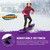 The Original Geospace Sledsterz Kids Beginner Snowboard for Winter Fun on Snow, with Adjustable Step-in Bindings; for Kids Between 4 to 12 Years Old (Purple)
