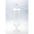 CC Home Furnishings 21.5" Clear Apothecary Glass Jar with Finial Lid