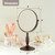 OVENTE 8'' Tabletop Makeup Mirror with 1X/7X Magnification, 360° Swivel Design and Double-Sided Free-Standing Vanity Mirror Perfect for Dresser, Bedroom and Office Desk, Antique Bronze MNLAT80ABZ1X7X